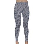 Blue Black Snake Pattern Lightweight Velour Classic Yoga Leggings