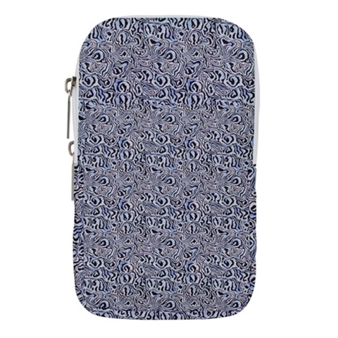 Blue Black Snake Pattern Waist Pouch (Small) from ArtsNow.com