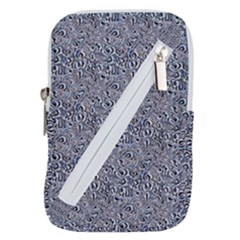 Blue Black Snake Pattern Belt Pouch Bag (Large) from ArtsNow.com