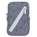 Blue Black Snake Pattern Belt Pouch Bag (Large)
