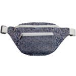 Blue Black Snake Pattern Fanny Pack