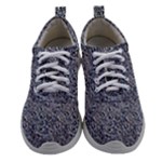 Blue Black Snake Pattern Women Athletic Shoes