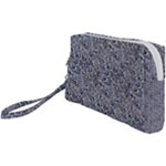 Blue Black Snake Pattern Wristlet Pouch Bag (Small)