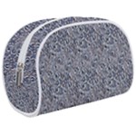 Blue Black Snake Pattern Make Up Case (Medium)