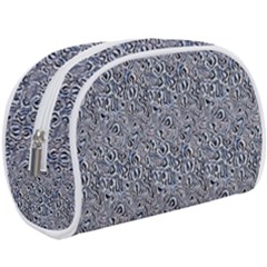 Blue Black Snake Pattern Make Up Case (Large) from ArtsNow.com