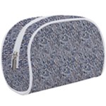 Blue Black Snake Pattern Make Up Case (Large)