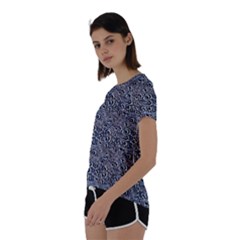 Short Sleeve Open Back T-Shirt 