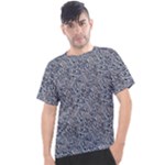 Blue Black Snake Pattern Men s Sport Top
