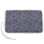 Blue Black Snake Pattern Pen Storage Case (L)