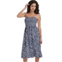 Knee-Length Strapless Bra Top Dress 