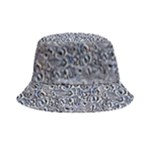 Blue Black Snake Pattern Bucket Hat