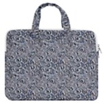 Blue Black Snake Pattern MacBook Pro 13  Double Pocket Laptop Bag