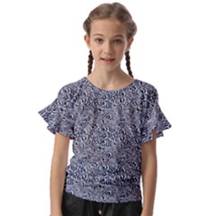 Kids  Cut Out Flutter Sleeves 