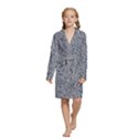 Kids  Long Sleeve Velvet Lounge Robe 