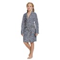 Kids  Long Sleeve Velvet Lounge Robe 
