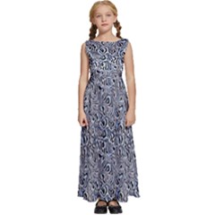 Kids  Satin Sleeveless Maxi Dress 