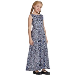 Kids  Satin Sleeveless Maxi Dress 