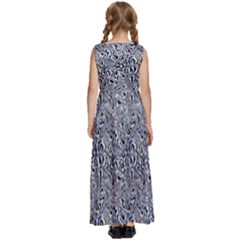 Kids  Satin Sleeveless Maxi Dress 