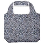 Blue Black Snake Pattern Foldable Grocery Recycle Bag
