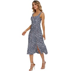 Women s Sleeveless Corset Midi Dress 