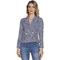 Women s Long Sleeve Revers Collar Cropped Jacket 