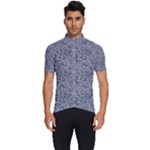 Blue Black Snake Pattern Men s Short Sleeve Cycling Jersey