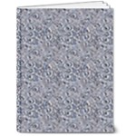 Blue Black Snake Pattern 6  x 8  Hardcover Notebook