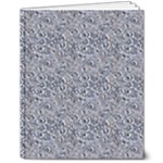 Blue Black Snake Pattern 8  x 10  Hardcover Notebook