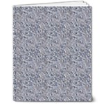 Blue Black Snake Pattern 8  x 10  Softcover Notebook