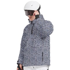 Men s Pullover Zip Ski and Snowboard Waterproof Breathable Jacket 