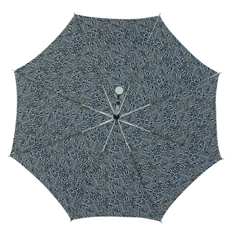 Blue Black Snake Pattern Automatic Folding Umbrella with Case (Medium) from ArtsNow.com