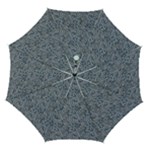 Blue Black Snake Pattern Automatic Folding Umbrella with Case (Medium)