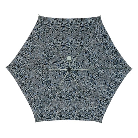Blue Black Snake Pattern Automatic Folding Umbrella with Case (Small) from ArtsNow.com