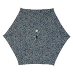 Blue Black Snake Pattern Automatic Folding Umbrella with Case (Small)