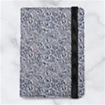 Blue Black Snake Pattern Microfiber PU Leather Passport Holder