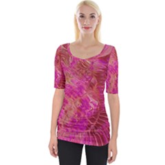 Wide Neckline T-Shirt 