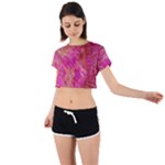 Tondo Tie Back Short Sleeve Crop T-Shirt
