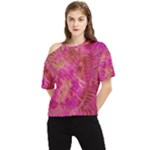 Tondo One Shoulder Cut Out T-Shirt
