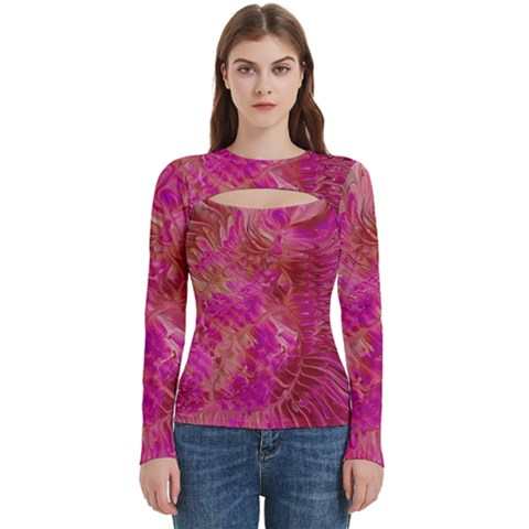 Tondo Women s Cut Out Long Sleeve T