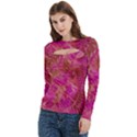 Women s Cut Out Long Sleeve T-Shirt 