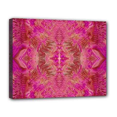 Tondo symmetry Canvas 14  x 11  (Stretched) from ArtsNow.com