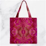 Tondo symmetry Zipper Grocery Tote Bag