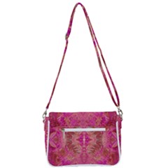 Shoulder Bag with Back Zipper 