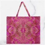 Tondo symmetry Zipper Large Tote Bag