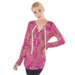 Tondo symmetry Tie Up T-Shirt