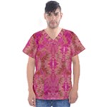Tondo symmetry Men s V-Neck Scrub Top