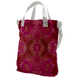 Tondo symmetry Canvas Messenger Bag