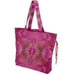 Tondo symmetry Drawstring Tote Bag