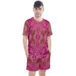 Tondo symmetry Men s Mesh T-Shirt and Shorts Set