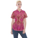 Tondo symmetry Women s Short Sleeve Pocket Shirt